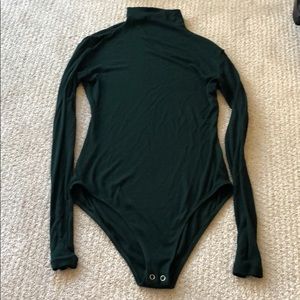 summersalt Size S  Forest Green bodysuit.